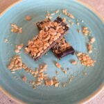 Présentation barre healthy chocolat et cacahuète