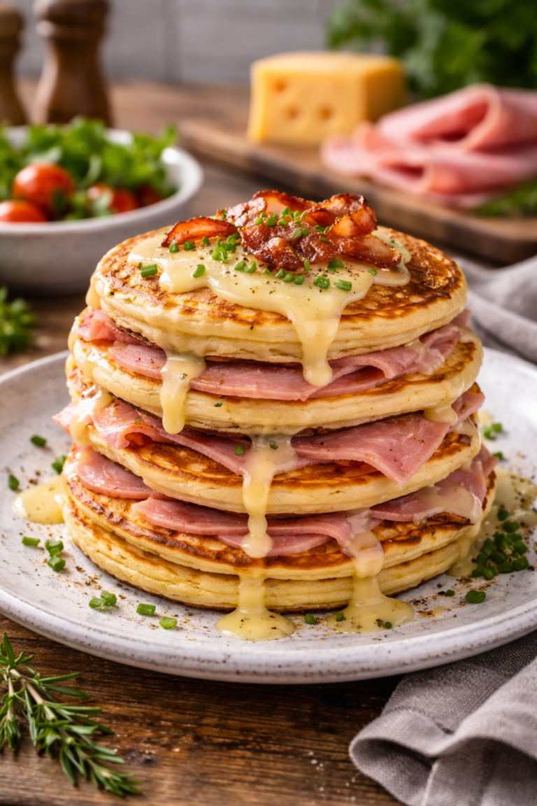 Pancakes maison moelleux version salé