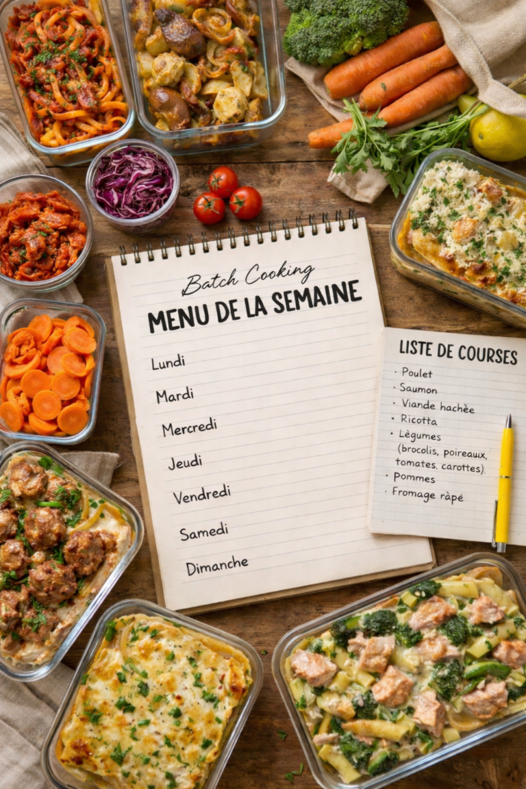 Le batch cooking : la méthode simple pour cuisiner moins et manger mieux