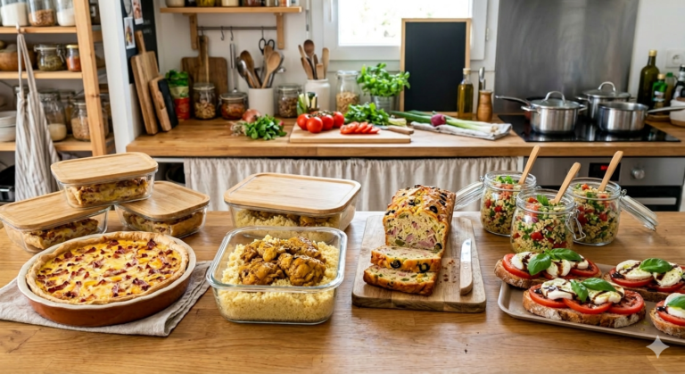 Mon menu batch cooking de la semaine économique #4