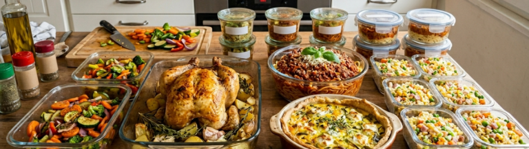 Mon menu batch cooking de la semaine en 1h #2