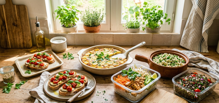 Batch cooking végétarien : menu complet simple, économique et de saison #6