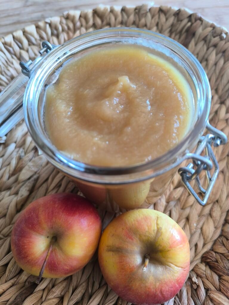 Compote de pommes sans sucre ajouté